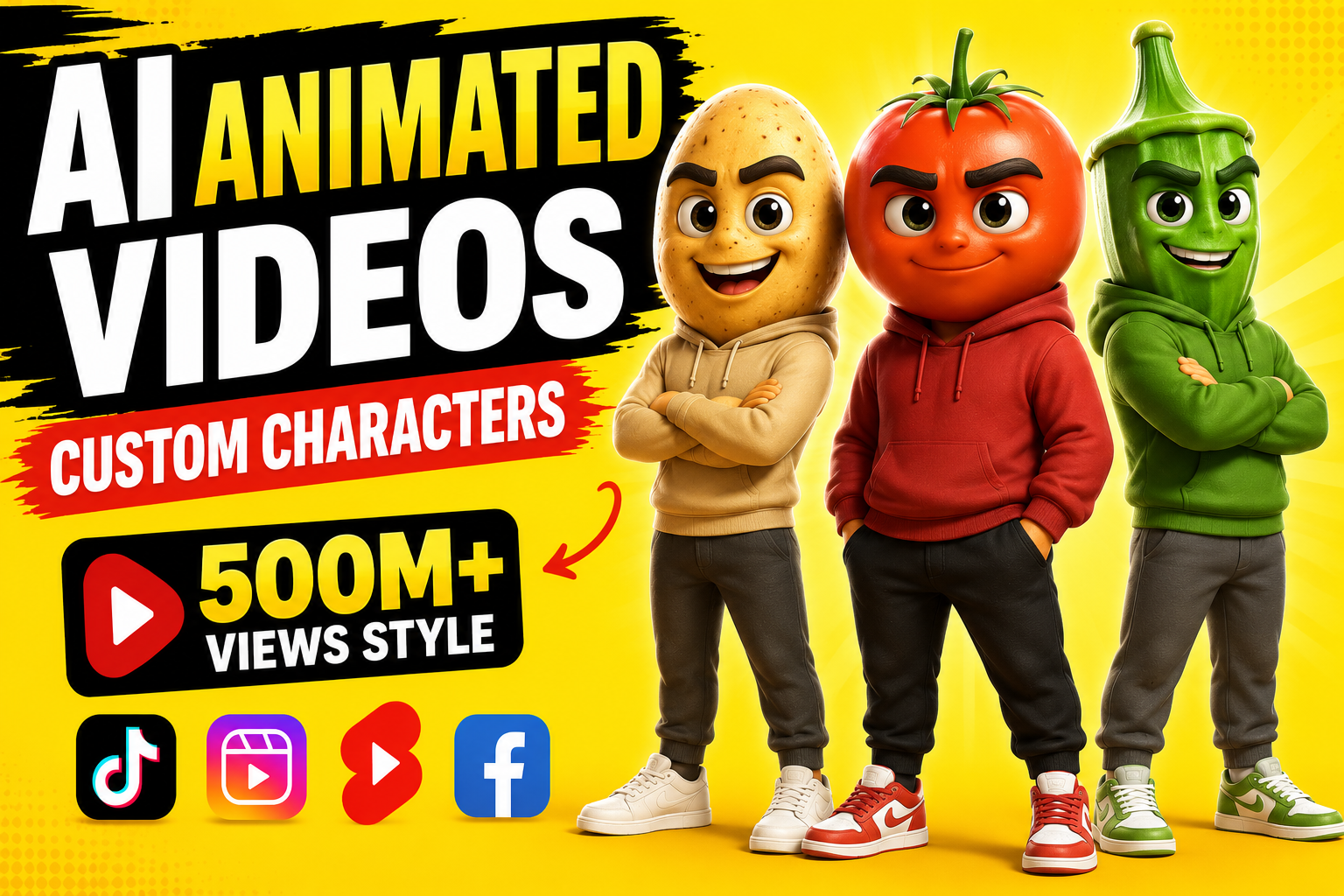 AI Video Creator | Video Editor | Animator | UGC & Ads Creator