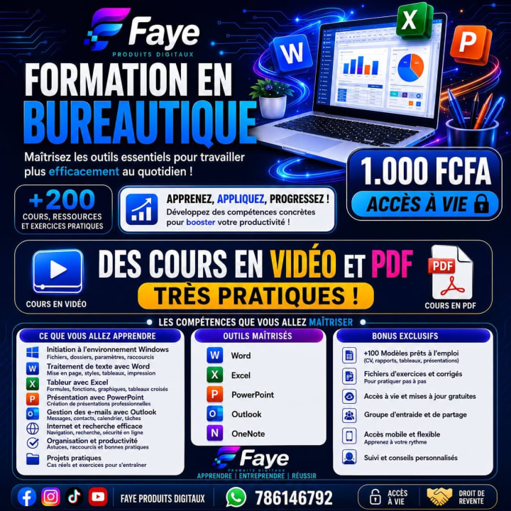MÉGA FORMATION BUREAUTIQUE