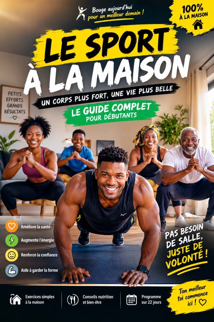 💪 Le Sport à la Maison : 22 Jours pour Reprendre le Contrôle de Ton Corps