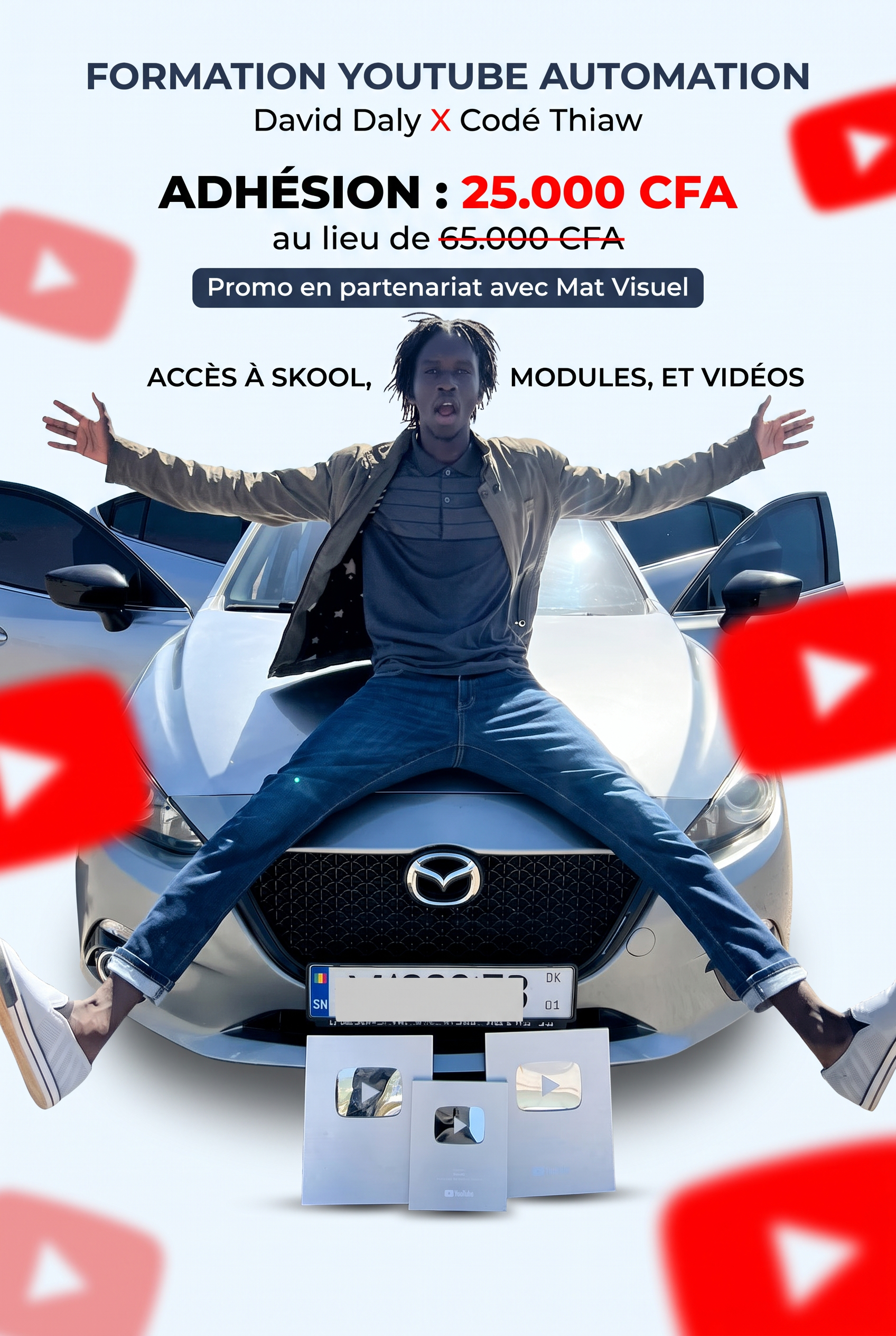 Formation complete Youtube automation ( Skool ) : David Daly X CODE THIAW