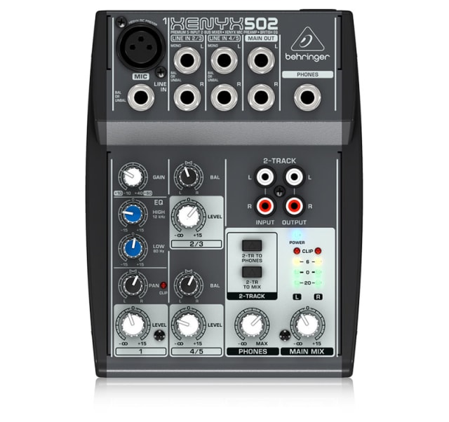 Behringer Xenyx 502 Mezclador Analógico