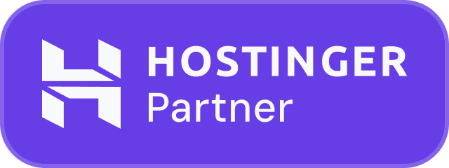Hostinger Partner badge