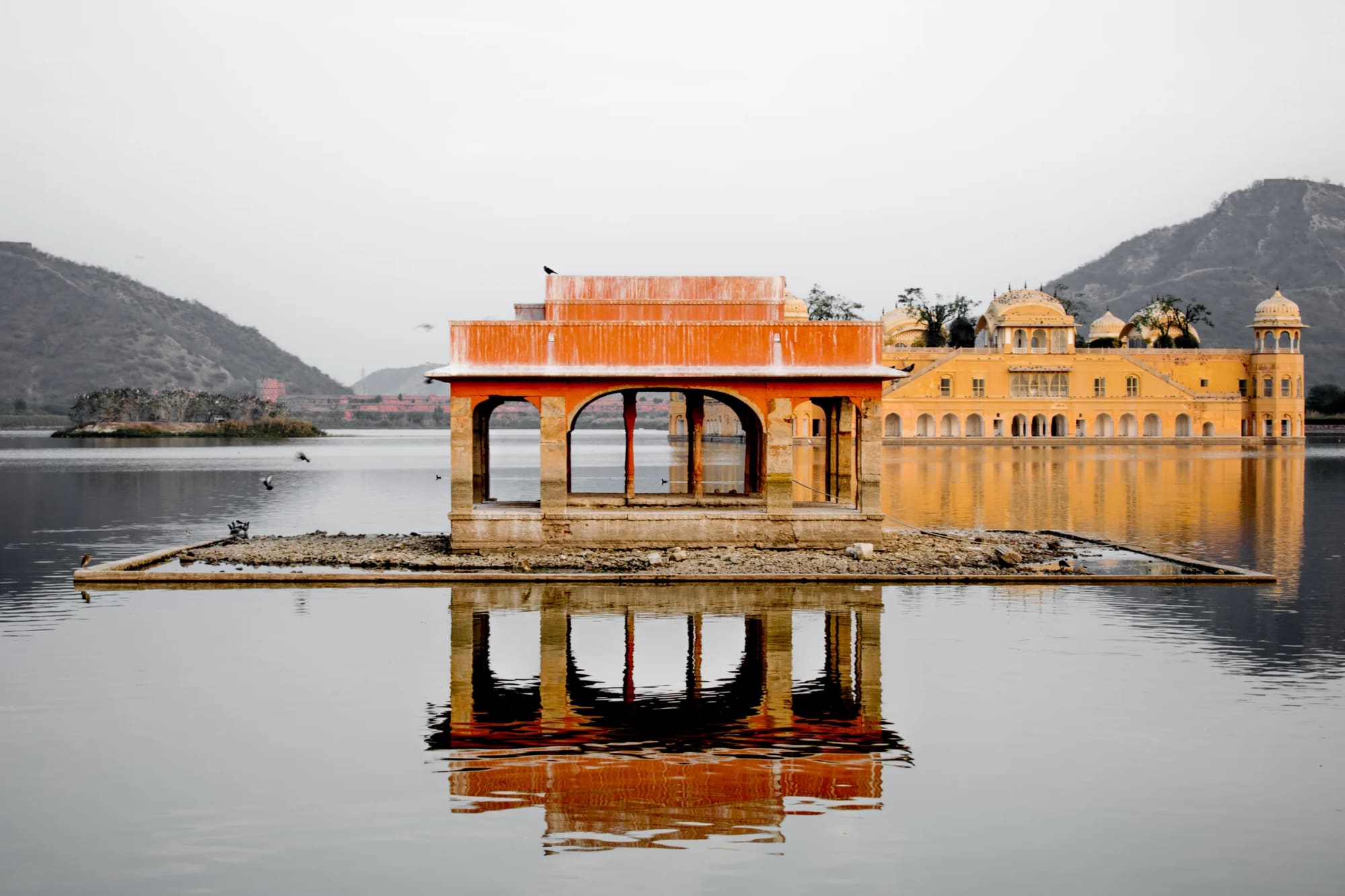 Jal Mahal palace on Man Sagar Lake, Jaipur
