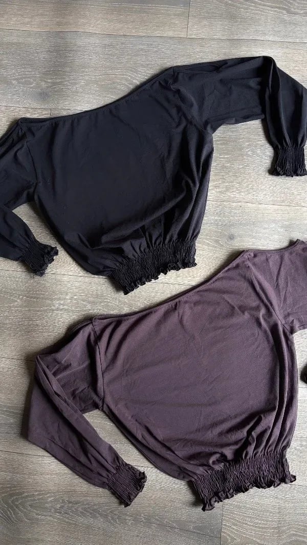 Remera Off Shoulder Elástico