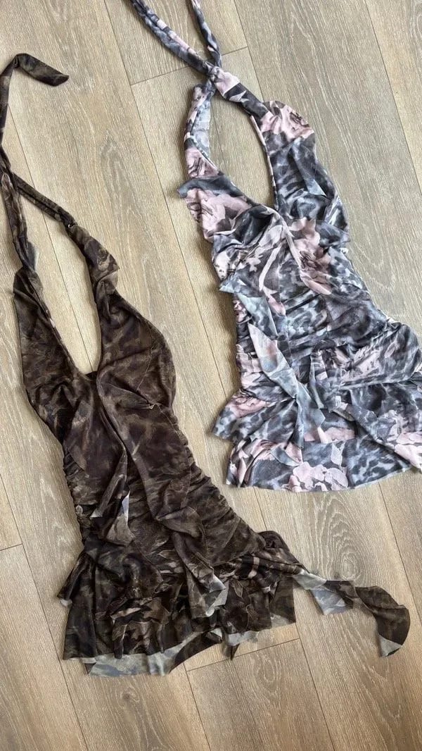 Vestido Halter Nube