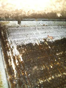 an image of a dirty conditioning coils