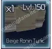 Beige Ronin Tunic value in Jujutsu Infinite