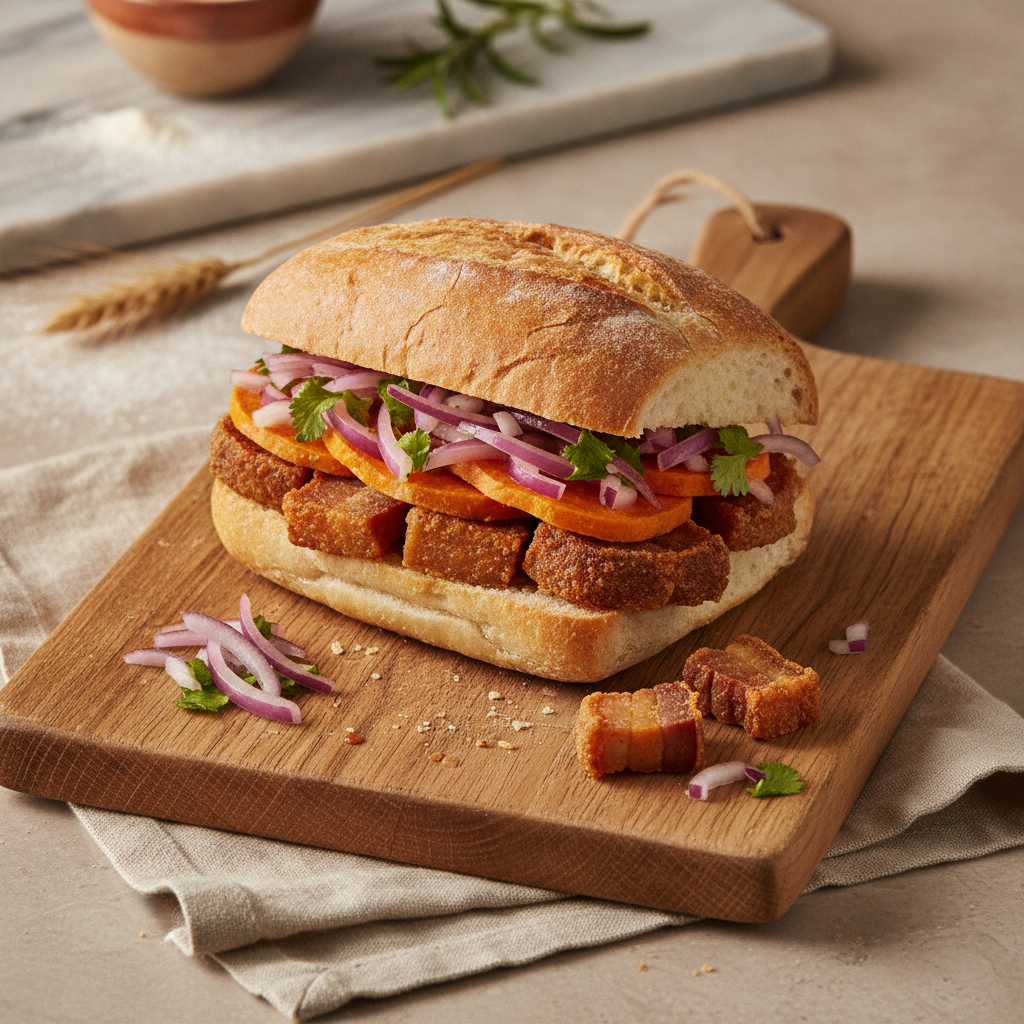 Pan con Chicharrón Clásico
