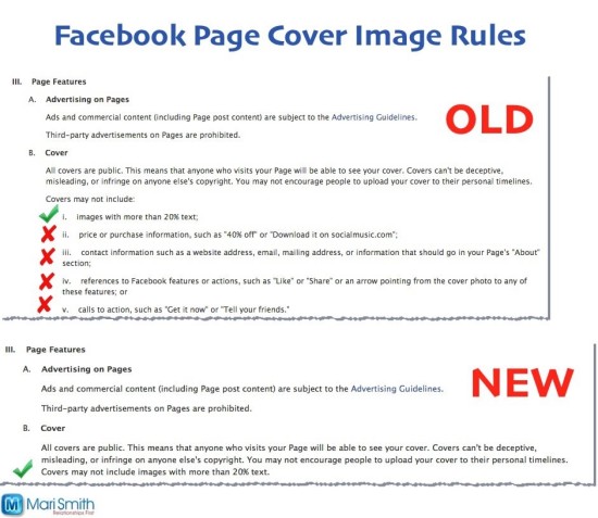 Facebook changes cover image rules march 2013