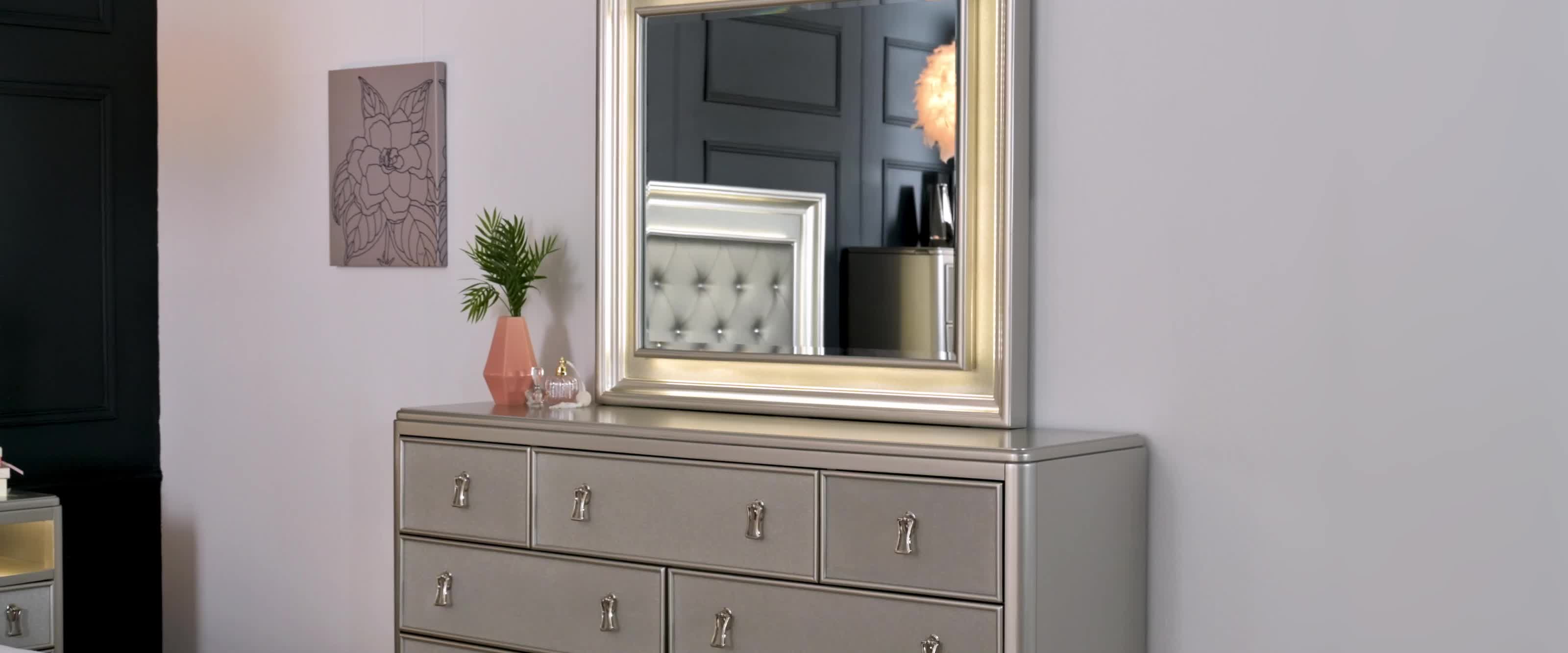 bob's discount furniture dresser Canyon Light Oak 6 Drawer Bob's Discount Dresser - AptDeco