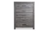 Gray 5 drawer chest