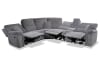Gray Power Reclining 6 Piece Sectional