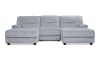 Gray Power Reclining 3 Piece Dual Chaise Sectional