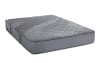 Gray tufted top mattress