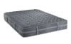 Gray tufted top mattress