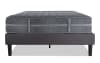 Gray mattress on gray platform