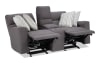 Gray Power Reclining Loveseat
