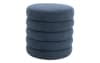 Navy storage ottoman