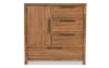Light oak 4 drawer wardrobe.