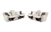 Beige Power Reclining Sofa & Loveseat