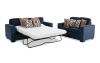 Navy Queen Cooling Sleeper Sofa & Loveseat