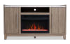 Natural marble top electric fireplace