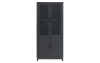 black cabinet bookcase