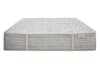 Tufted light gray and white  mattress