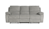 Gray reclining sofa