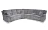 Gray Power Reclining 6 Piece Sectional