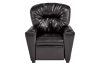 Small dark brown armchair
