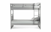 Gray bunk bed
