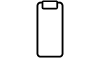 Black clipboard icon with a rectangular clip at the top, representing note-taking or document holding functionality.