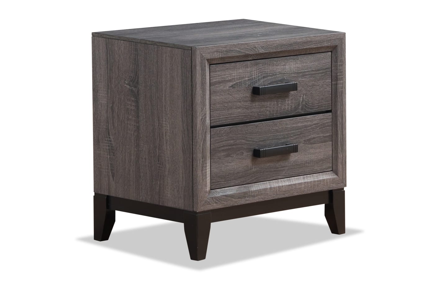 Joss Gray 2 Drawer Nightstand | Bob's Discount Furniture Joss Gray 2 Drawer Nightstand | Bob's Discount Furniture