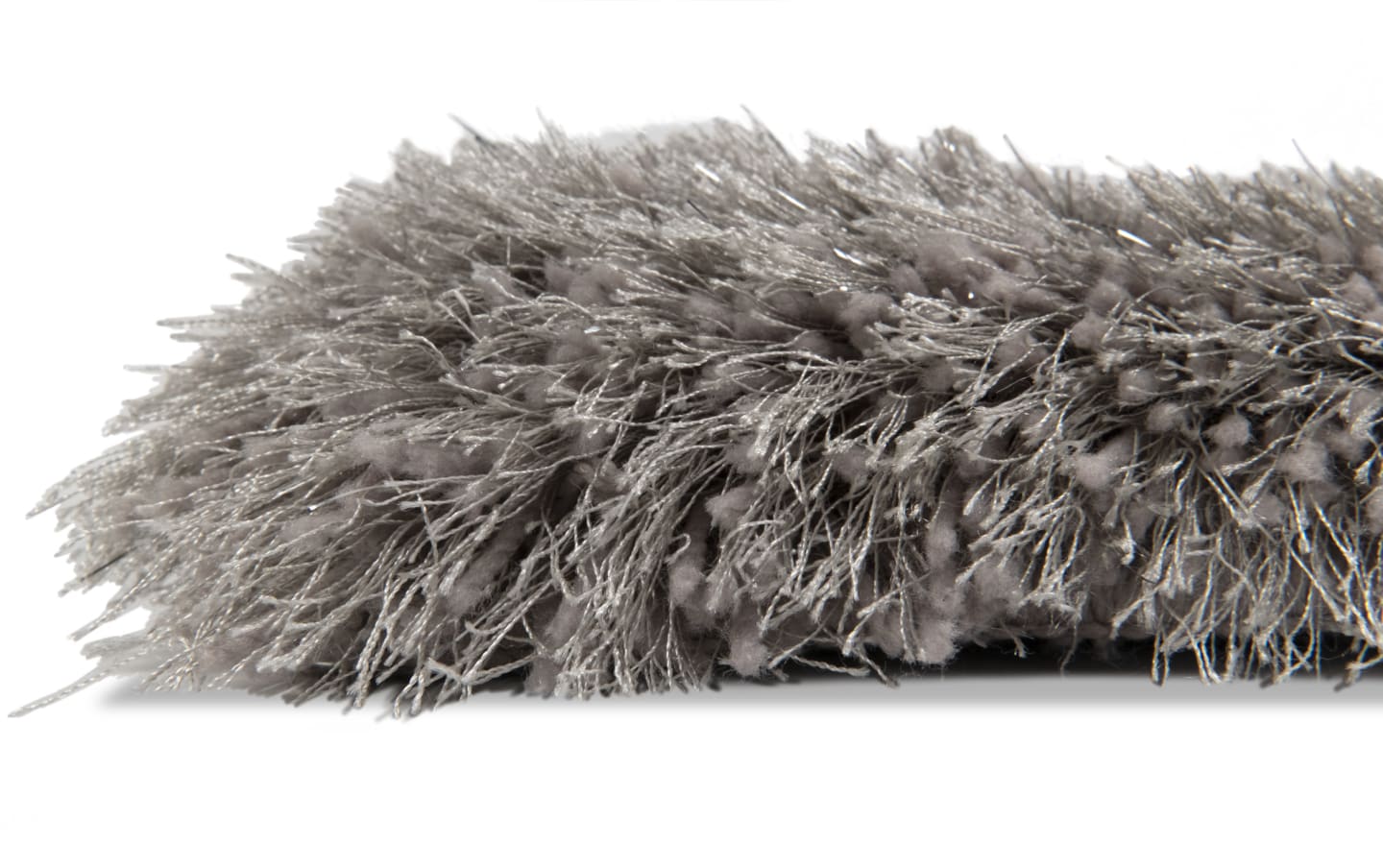 Glitz 5' x 7' Gray Solid Shag Rug | Bob's Discount Furniture Glitz 5' x 7' Gray Solid Shag Rug | Bob's Discount Furniture