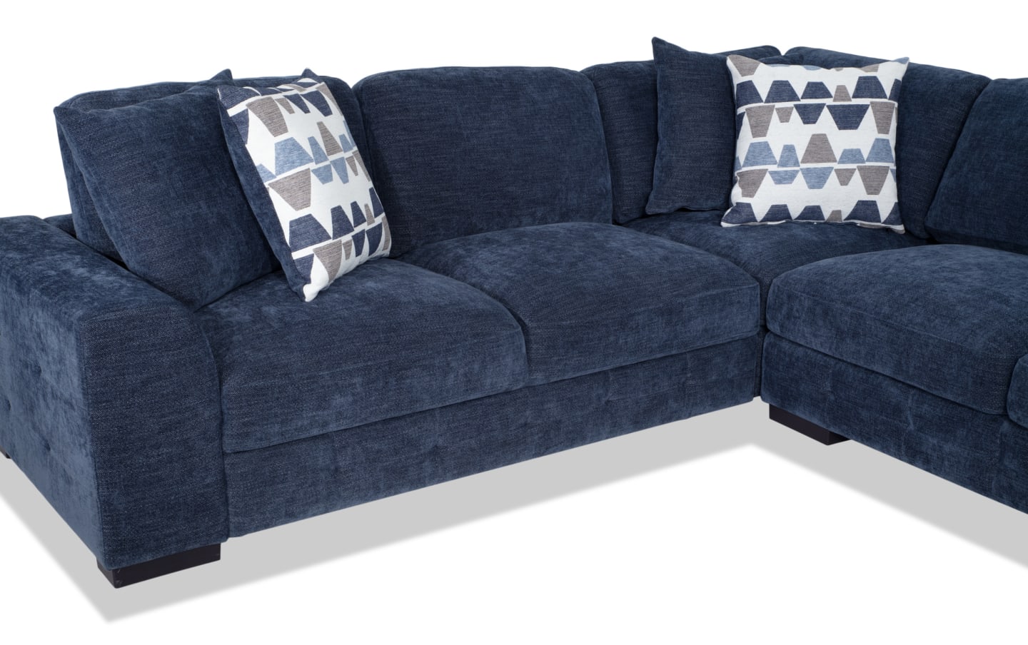 Playground Navy 145'' 4 Piece Right Arm Facing Chaise Playground Navy 145'' 4 Piece Right Arm Facing Chaise