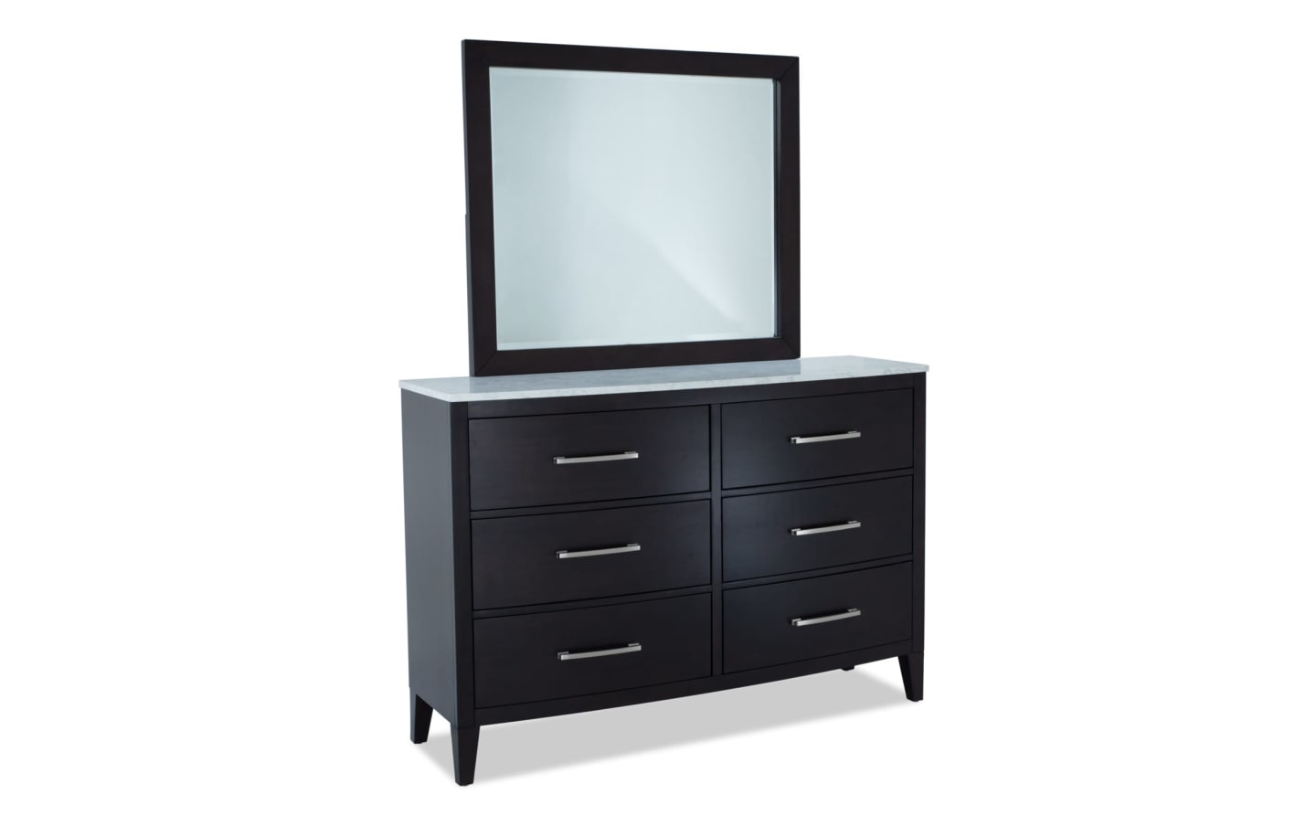 Capri 4 Piece Queen Espresso & Gray Upholstered Storage