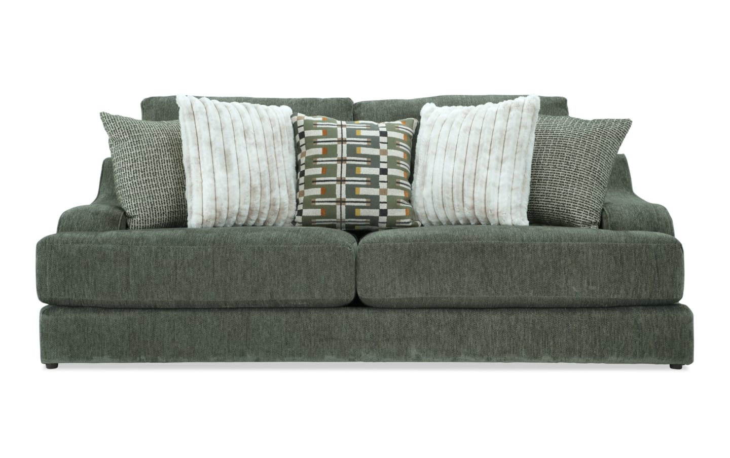Forest Green 98'' Sofa & 73'' Loveseat | Bob's Discount Forest Green 98'' Sofa & 73'' Loveseat | Bob's Discount