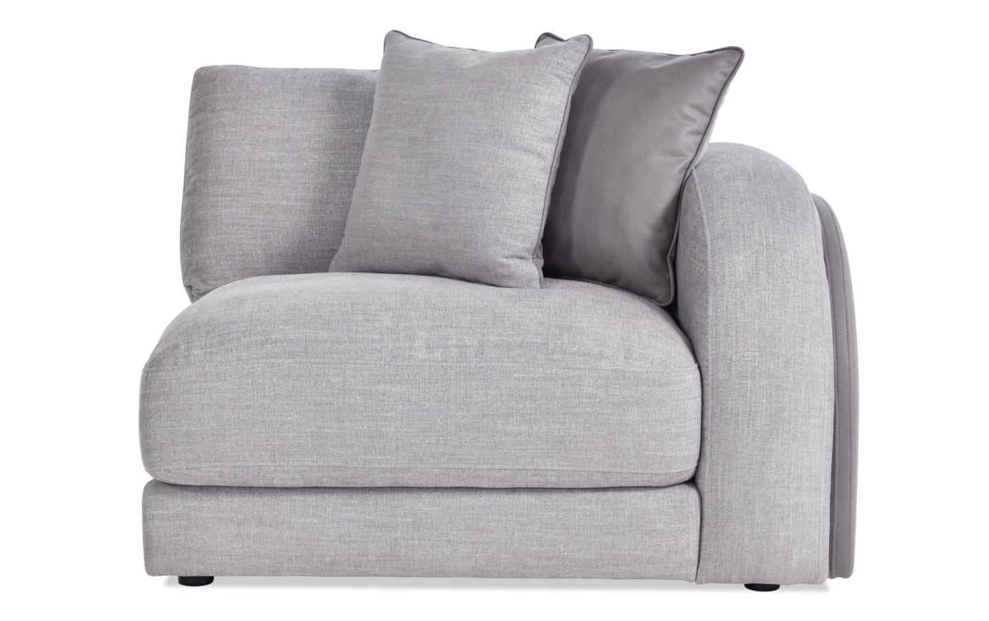 Gravity Gray 121'' 5 Piece Left Arm Facing Modular Sectional Gravity Gray 121'' 5 Piece Left Arm Facing Modular Sectional