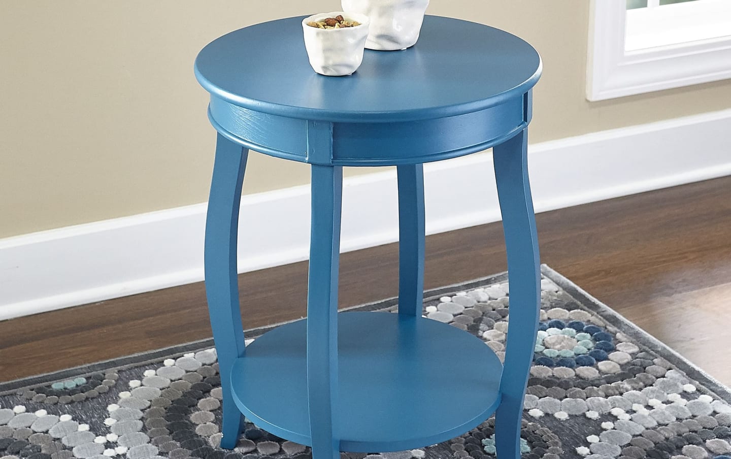 Blue Round Table Modern Kitchen + Dining Room Furniture – Design