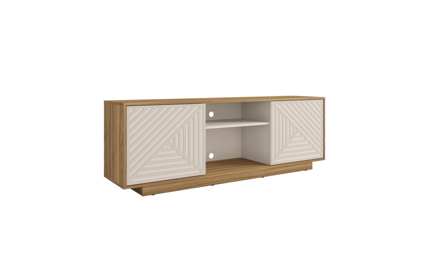 Sherwood 63'' White & Oak Storage TV Stand | Bob's Discount Sherwood 63'' White & Oak Storage TV Stand | Bob's Discount