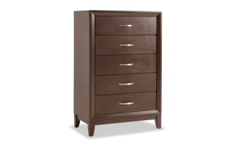 Tremont Espresso 5 Drawer Chest | Bob's Discount Furniture & Mattress Store