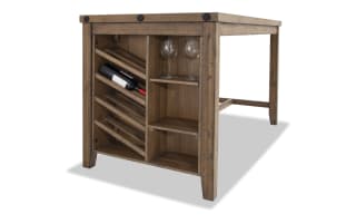 Sonoma 5 Piece Natural Upholstered Counter Height Dining Set | Bob's ...