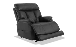 Touchdown Black Power Lift Recliner | Bob's Discount