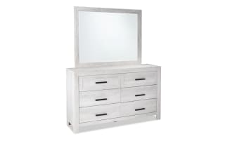 Calvin 5 Piece Queen White Panel Bedroom Set | Bob's Discount Furniture ...