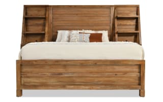 Canyon Queen Light Oak Wall Bed | Bob's Discount Furniture & Mattress Store