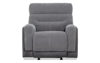 Phantom Gray Power Recliner with USB & USB-C Ports