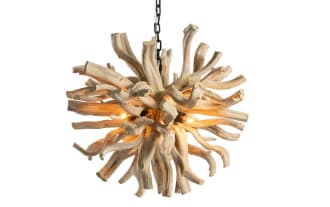 Nova Small Natural Wood Chandelier