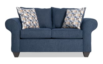 Kylie Navy 70'' Loveseat