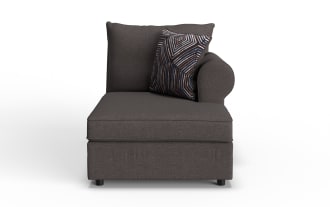 Juno Chocolate Right Arm Facing Chaise